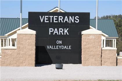 Veterans Park on Valleydale