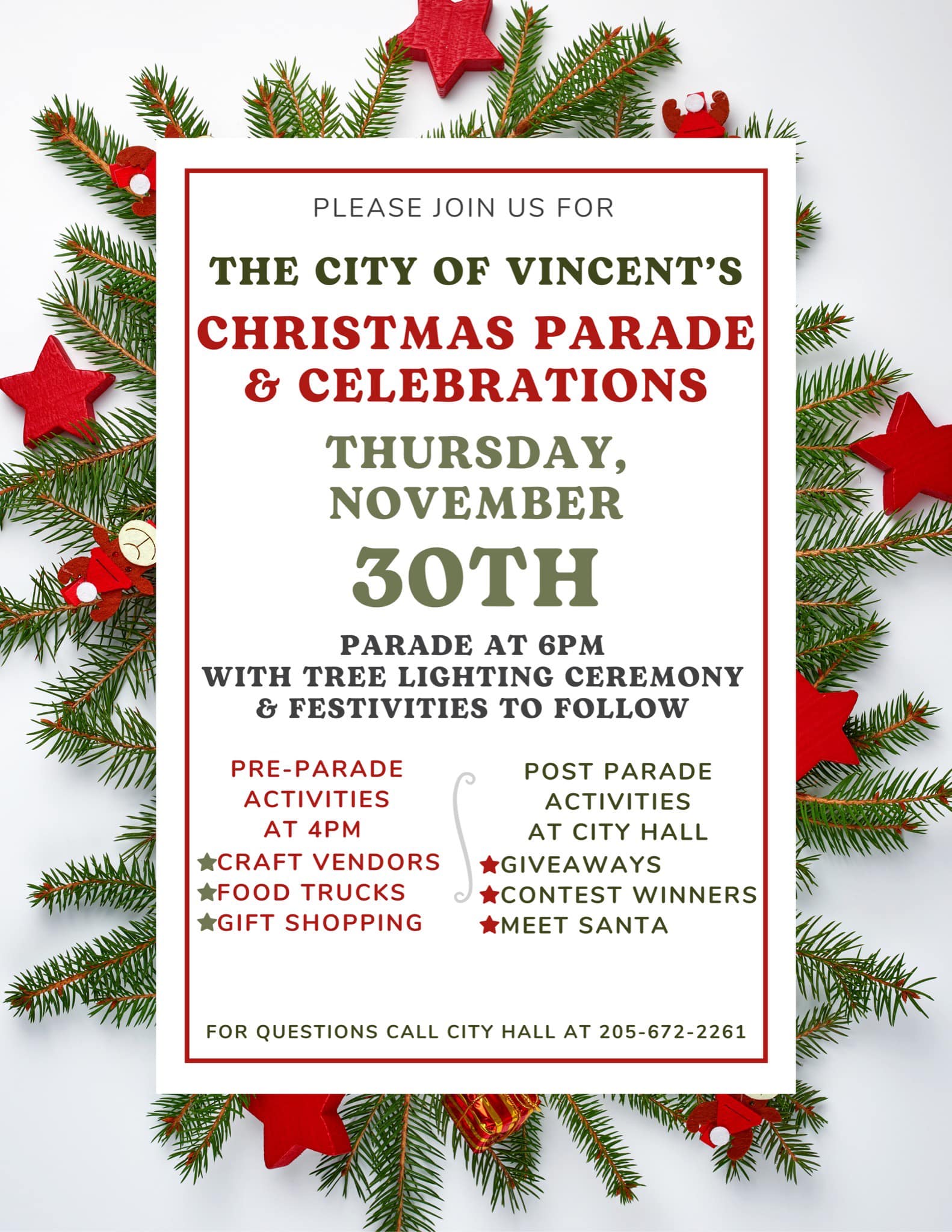 City Of Vincent Christmas Parade